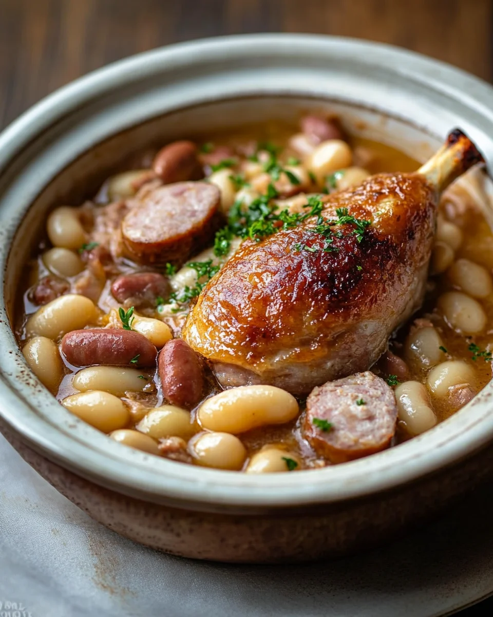 Recette Traditionnelle du Cassoulet Français (Ragoût de Haricots à la Française