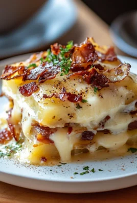 Recette Traditionnelle de la Tartiflette (Gratin Français de Pommes de Terre, Fromage et Lardons)