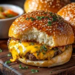 Bombes Cheeseburger à l’Ail et au Parmesan : Gourmandes, Fondantes et Croustillantes