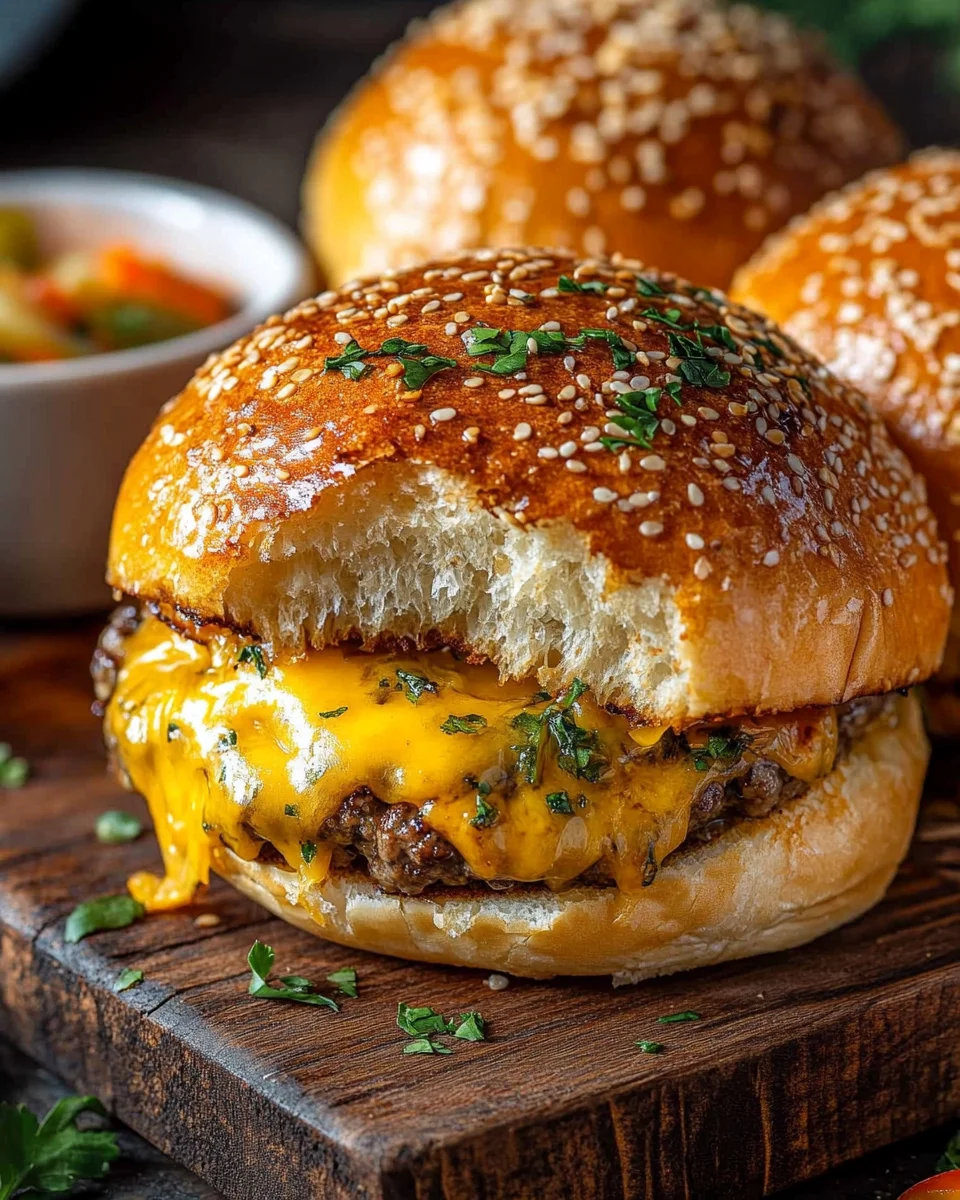 Bombes Cheeseburger à l’Ail et au Parmesan : Gourmandes, Fondantes et Croustillantes
