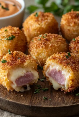 Boulettes croustillantes au jambon et fromage : fondantes à cœur et ultra gourmandes