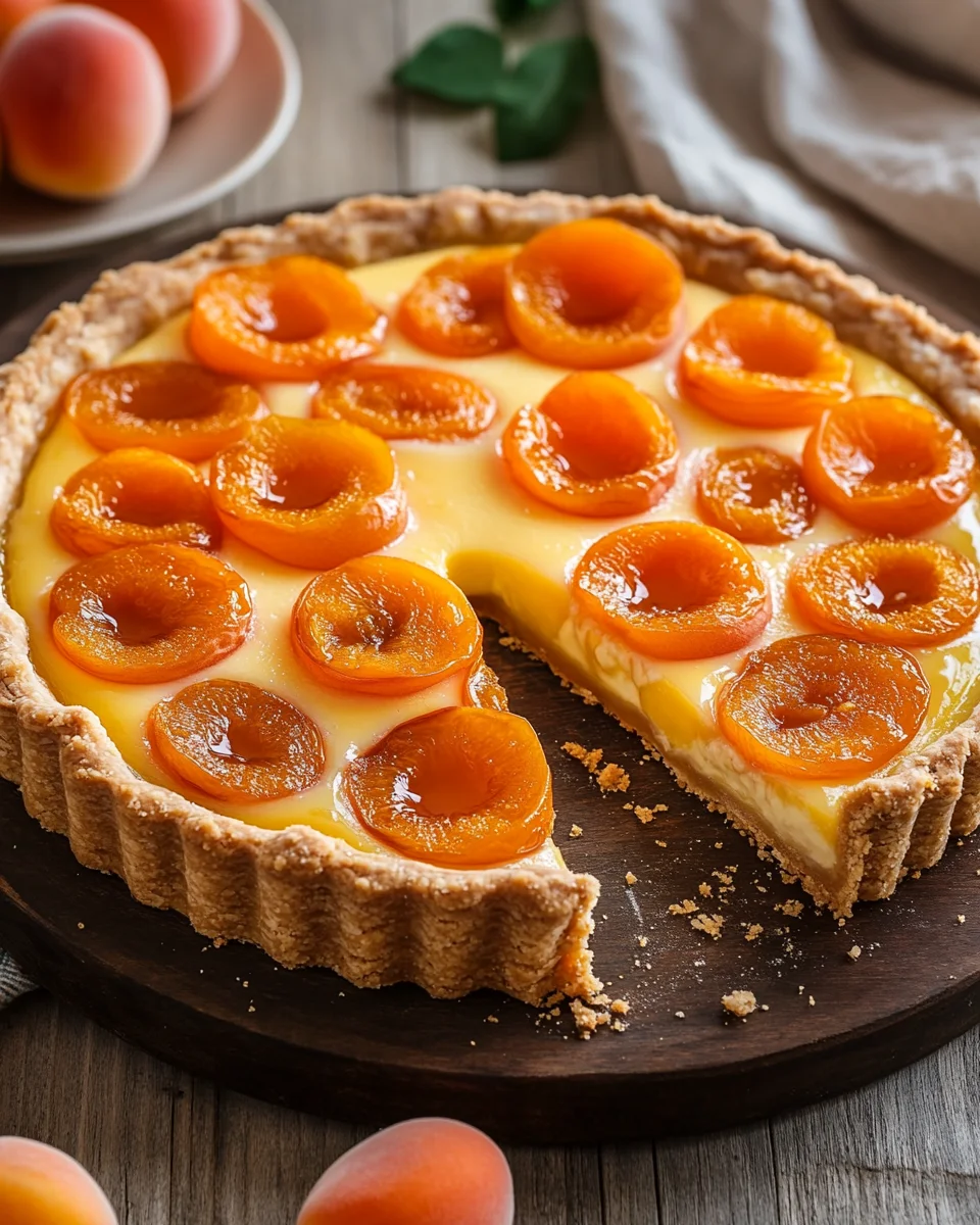 Tarte aux abricots et crème pâtissière : un dessert fruité, fondant et irrésistible
