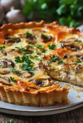 Quiche au Poulet et aux Champignons : Une Tarte Salée Crémeuse, Fondante et Ultra Gourmande