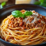 Spaghettis bolognaise à l’italienne : la recette authentique, savoureuse et réconfortante