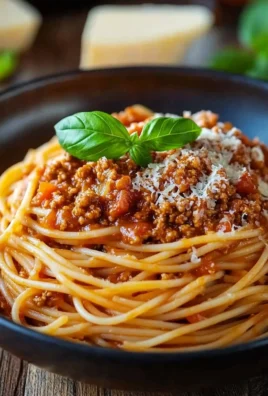 Spaghettis bolognaise à l’italienne : la recette authentique, savoureuse et réconfortante