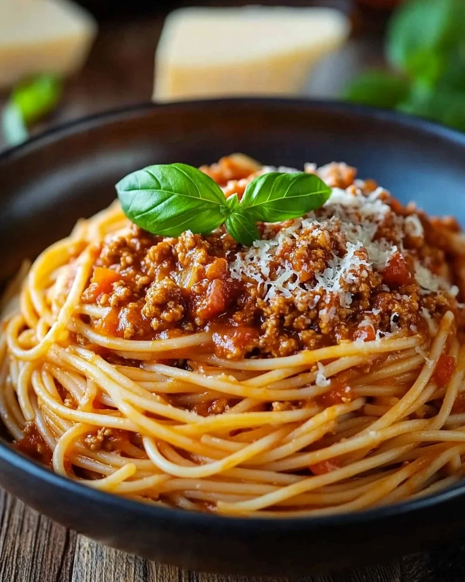 Spaghettis bolognaise à l’italienne : la recette authentique, savoureuse et réconfortante