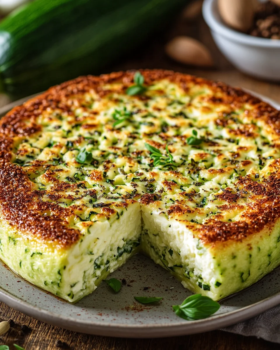 Flan de Courgettes aux Épices et à la Mozzarella : recette facile, fondante et gourmande