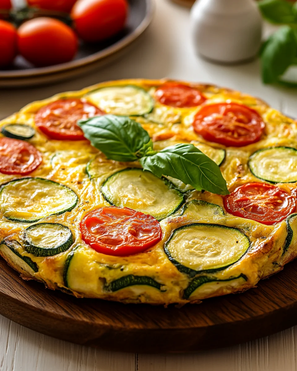 rittata aux courgettes et tomates : la recette facile, moelleuse et savoureuse