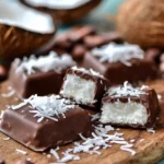 Barres Chocolat Coco Faciles et Rapides : Une Recette Gourmande Sans Cuisson