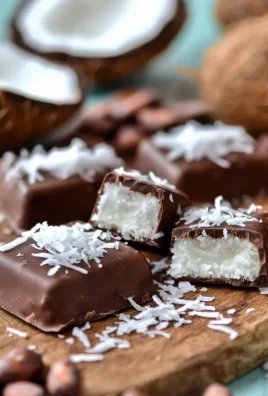 Barres Chocolat Coco Faciles et Rapides : Une Recette Gourmande Sans Cuisson
