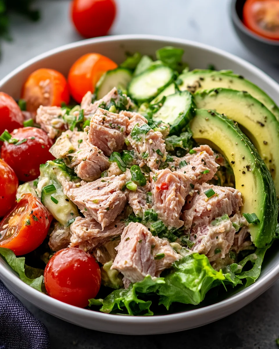 La Salade au Thon qui fait fondre les kilos