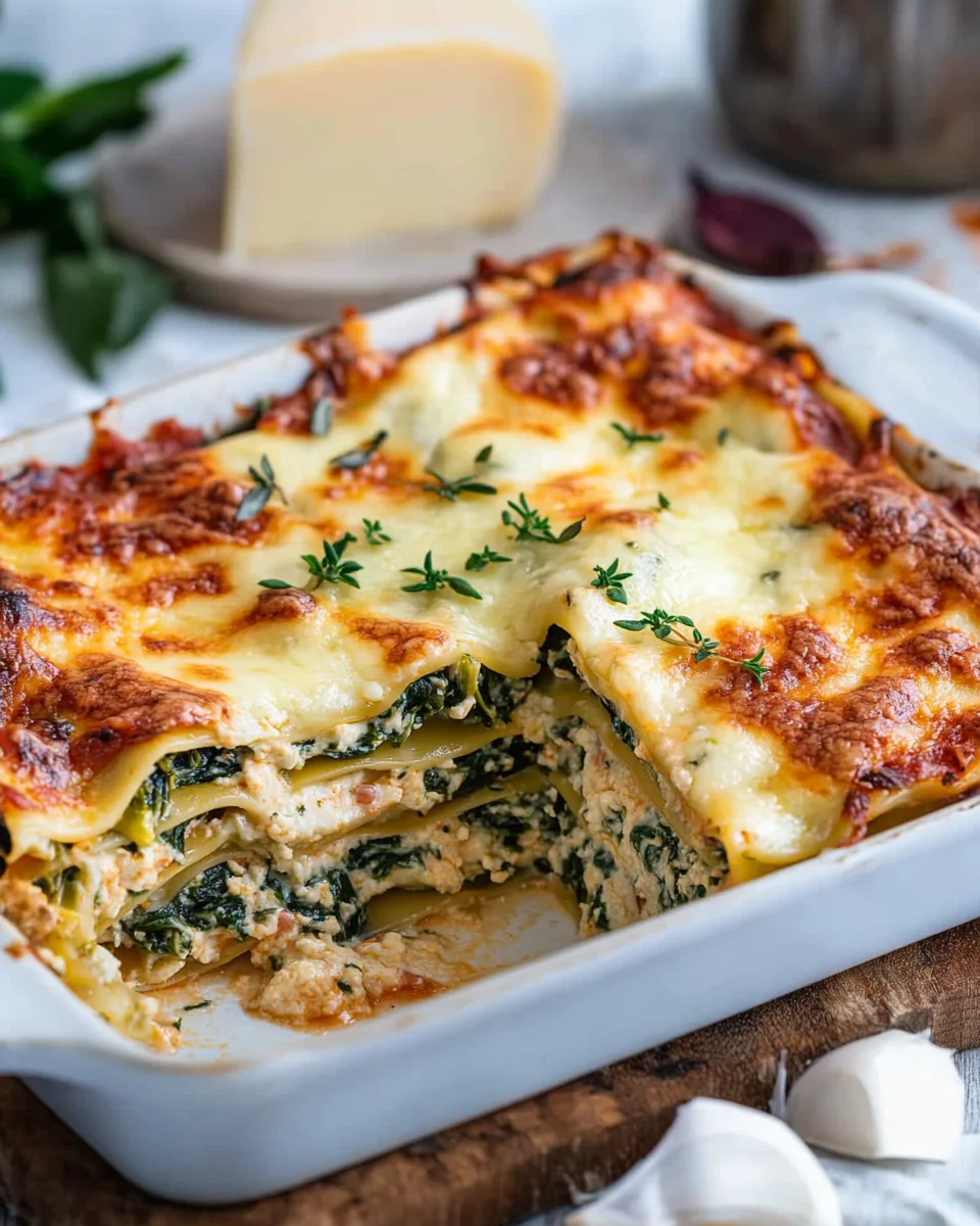Lasagnes aux Épinards et aux Artichauts : Une Recette Crémeuse et Gourmande