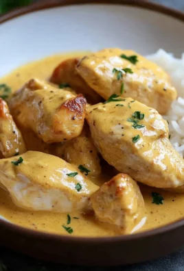 Émincé de poulet à la crème et moutarde