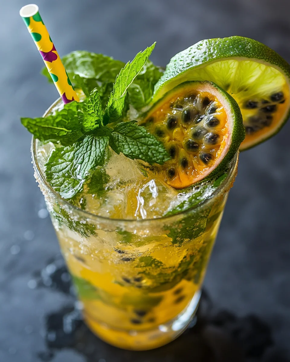 Mojito Fraîcheur au Fruit de la Passion
