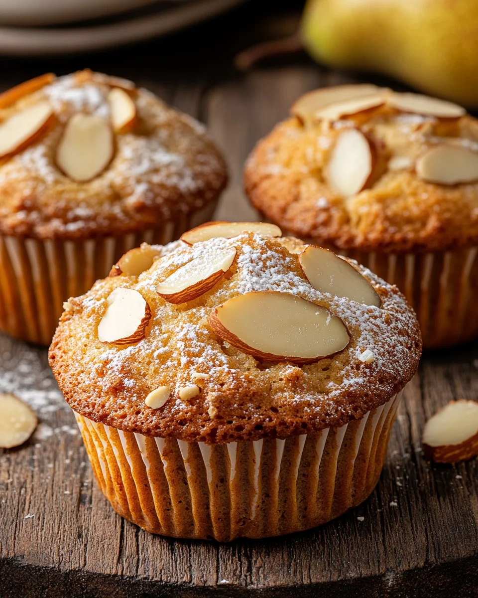 Muffin façon Amandine aux Poires