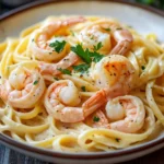 Pâtes aux Crevettes et Sauce Crémeuse : Le Dîner Parfait en 20 Minutes