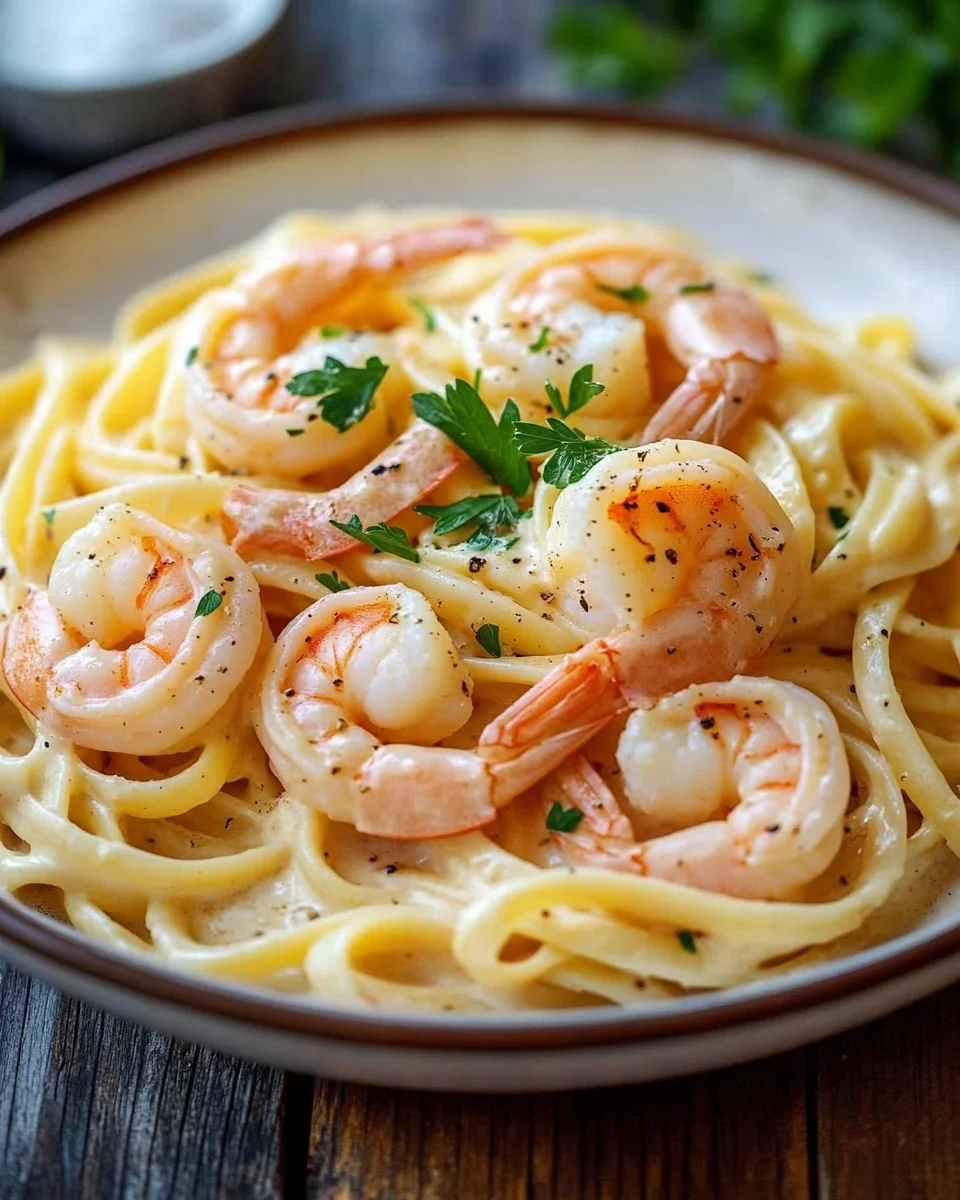 Pâtes aux Crevettes et Sauce Crémeuse : Le Dîner Parfait en 20 Minutes