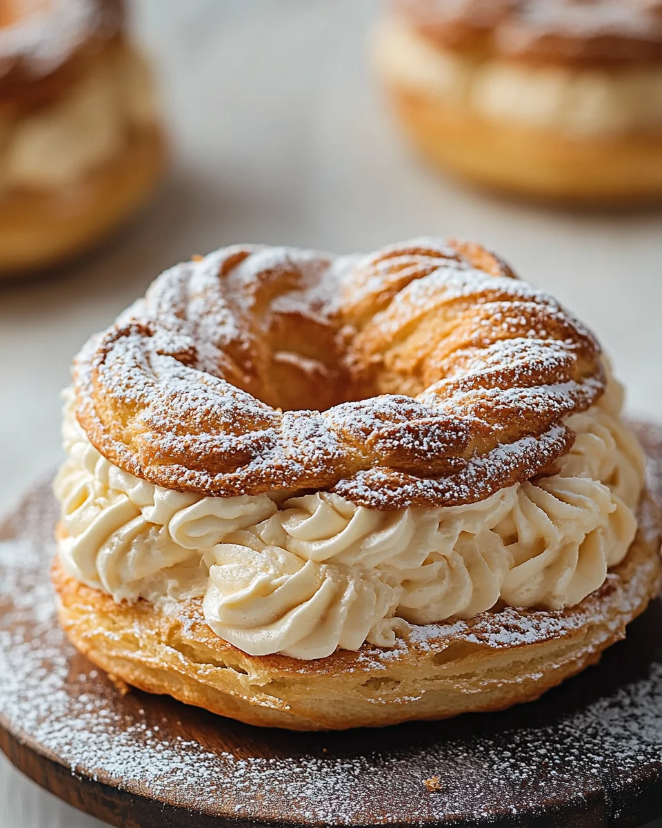 Paris-Brest (Pâte à Choux avec Crème Pralinée)