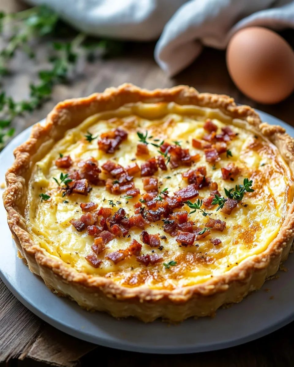 Recette Authentique de la Quiche Lorraine Française