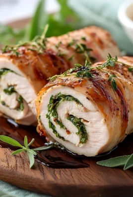 Roulé de Dinde aux Herbes et Fromage Frais