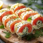 Roulé de Saumon au Fromage Frais