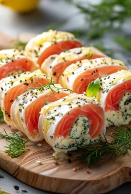 Roulé de Saumon au Fromage Frais