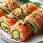 Roulé Saumon Avocat : Une Entrée Fraîche, Élégante et Gourmande