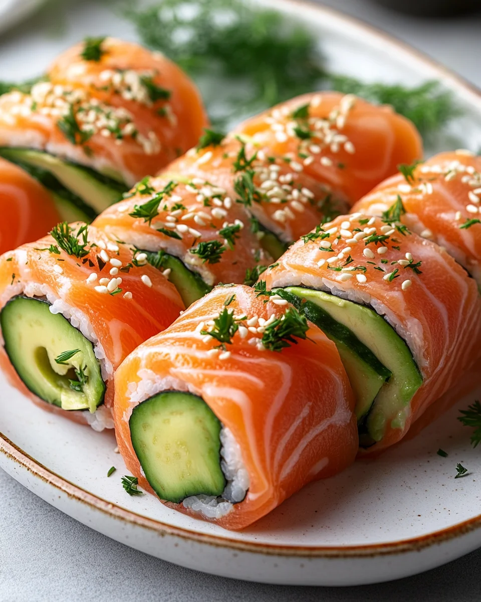 Roulé Saumon Avocat : Une Entrée Fraîche, Élégante et Gourmande