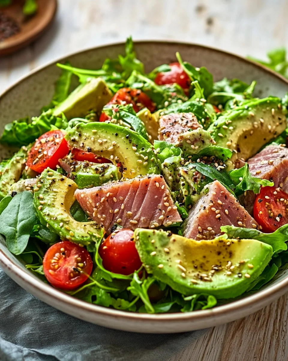 Salade Avocat & Thon Brûle-Graisse : fraîche, saine et ultra efficace