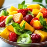Salade de Fruits Frais à la Menthe : un dessert coloré, léger et parfumé