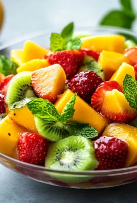 Salade de Fruits Frais à la Menthe : un dessert coloré, léger et parfumé