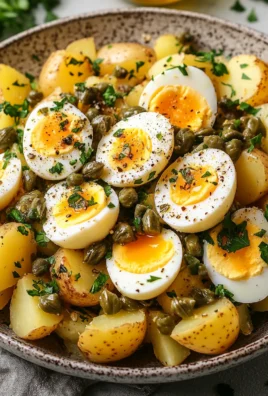 Salade de Pommes de Terre au Thon, Œufs et Câpres