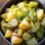 Salade de pommes de terre et cornichons