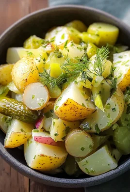 Salade de pommes de terre et cornichons
