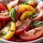 Salade de Tomates Fraîche et Savoureuse