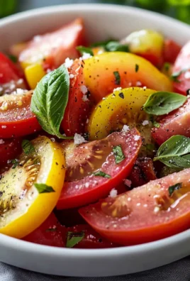 Salade de Tomates Fraîche et Savoureuse