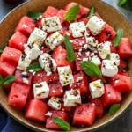 Salade Pastèque-Feta : Une Explosion de Fraîcheur Estivale