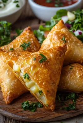 Samoussas aux Pommes de Terre et au Fromage : Croustillants et Gourmands