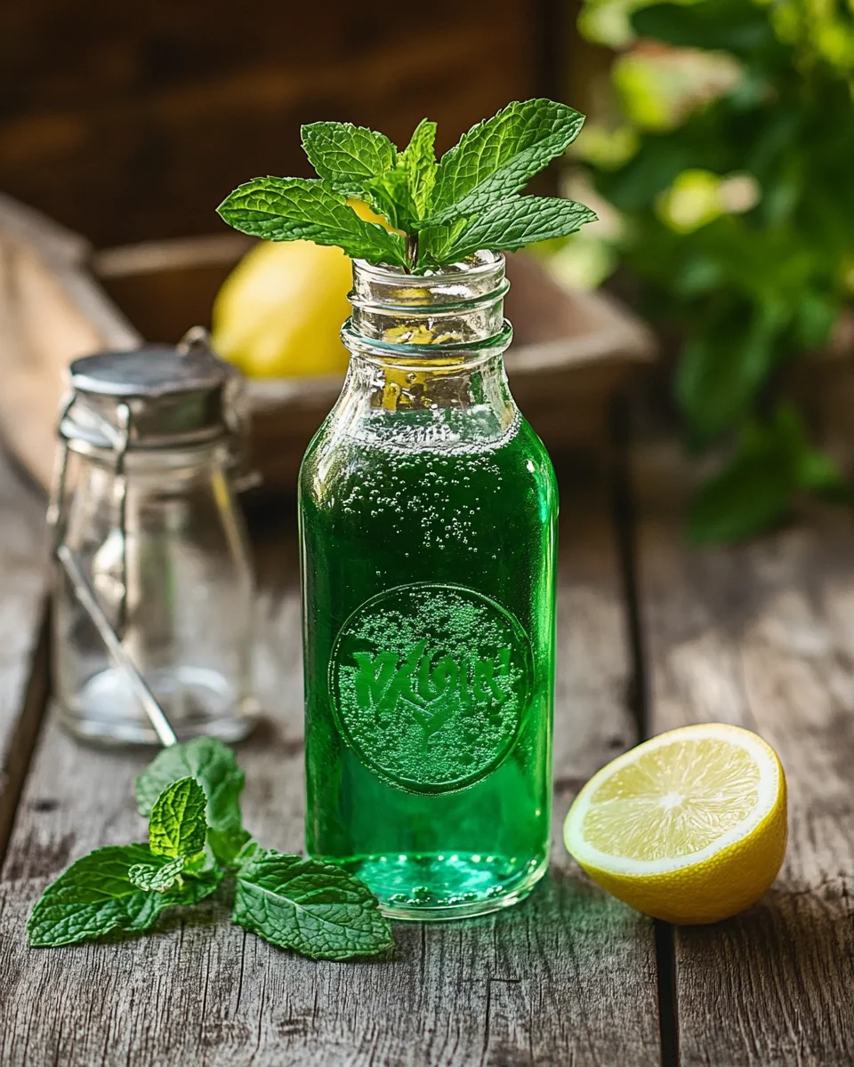 Sirop de Menthe Maison Rafraîchissant et Facile en Quelques Minutes