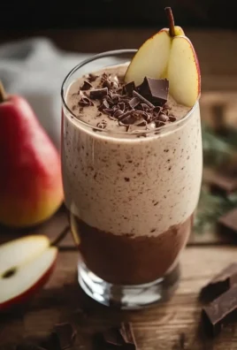 Smoothie Poire Chocolat Onctueux et Ultra Gourmand