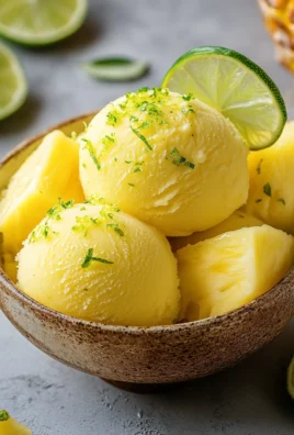 Sorbet Ananas Citron Vert Maison