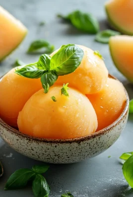 Sorbet Melon Basilic Sans Sorbetière : la Recette Fraîche de l’Été