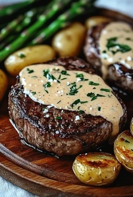 Steak avec sa sauce crémeuse à l’ail : une recette gourmande et élégante