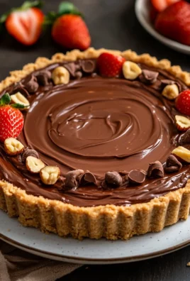 Tarte à la Nutella sans cuisson : le dessert gourmand et ultra facile