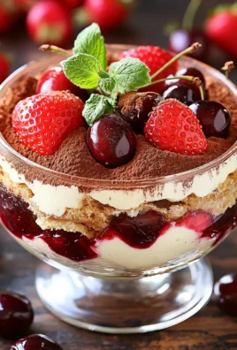 Tiramisu aux fraises et cerises : le dessert fruité et fondant