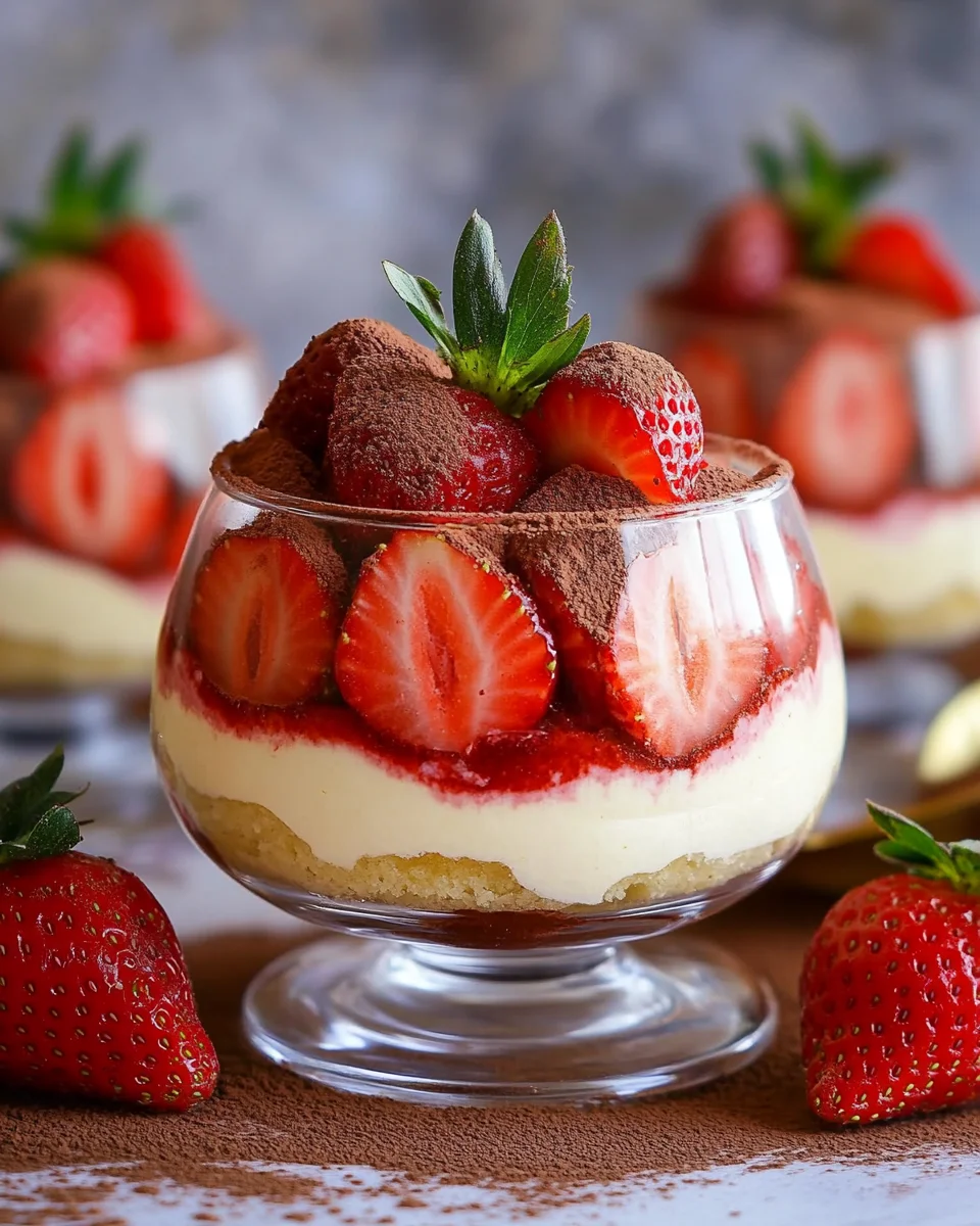 Tiramisu aux Fraises : Frais, Léger et Irrésistiblement Gourmand