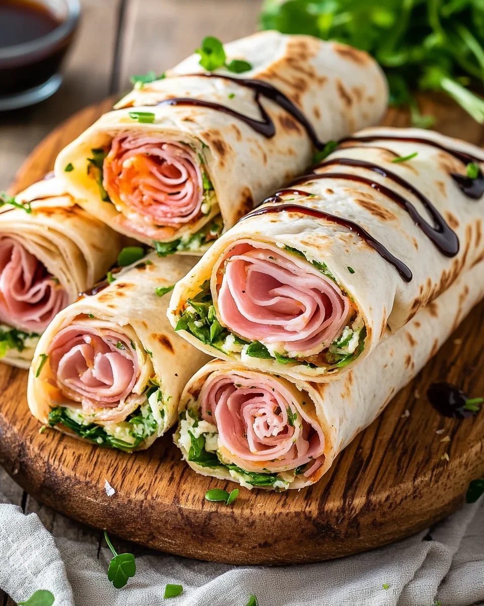 Wraps Apéritifs Jambon Fromage : la bouchée fraîche et gourmande
