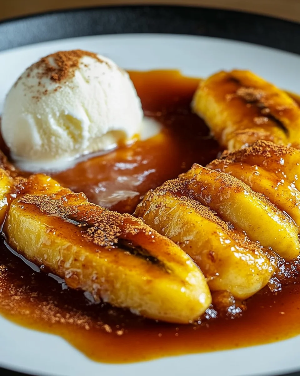 bananes flambées