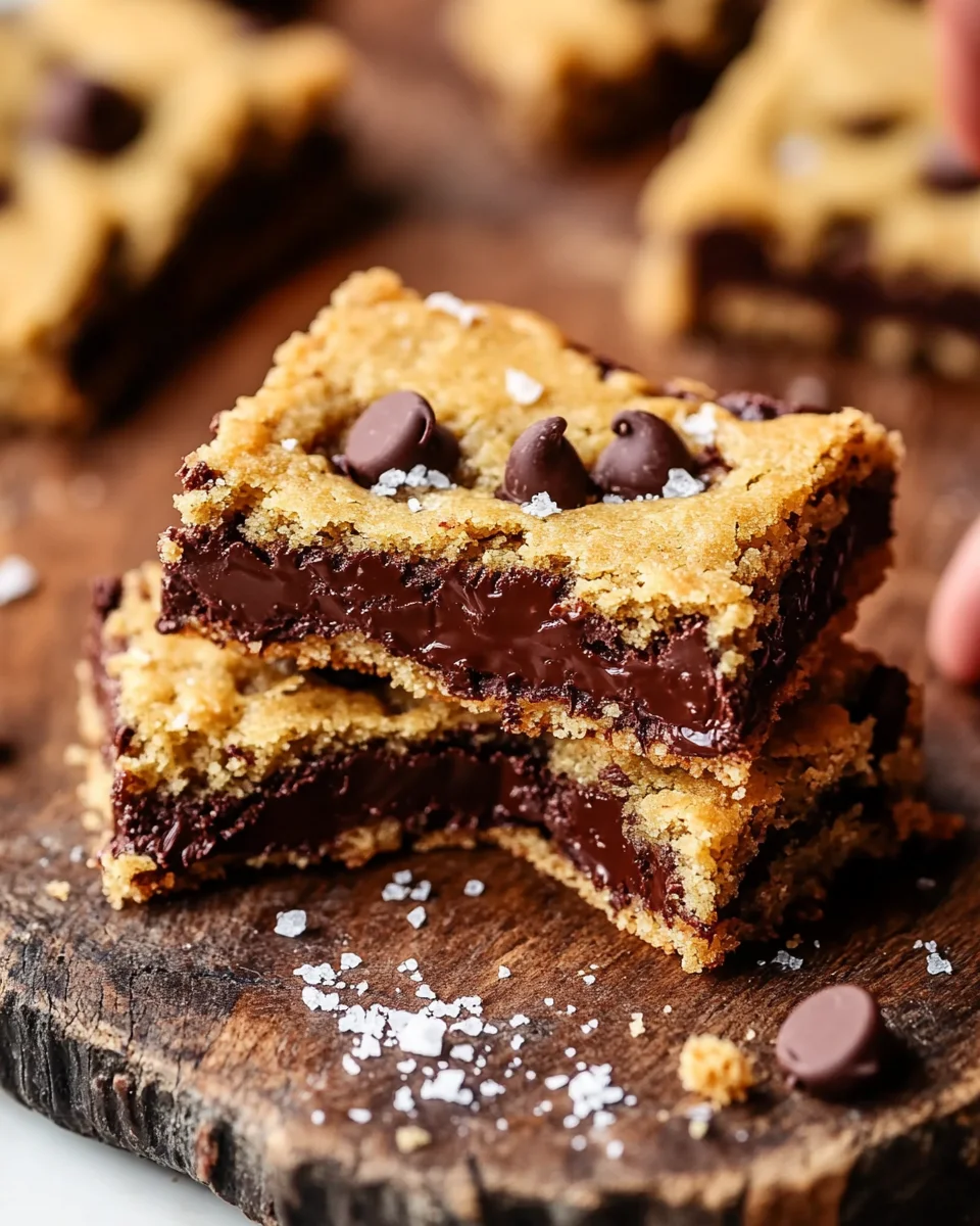 Barres de Cookies aux Pépites de Chocolat
