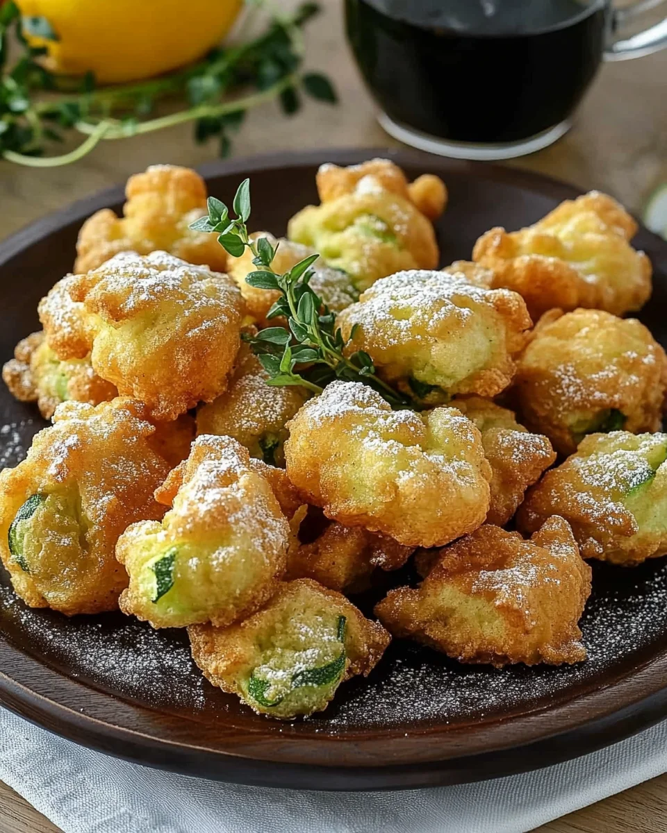 beignets de fleurs de courgette